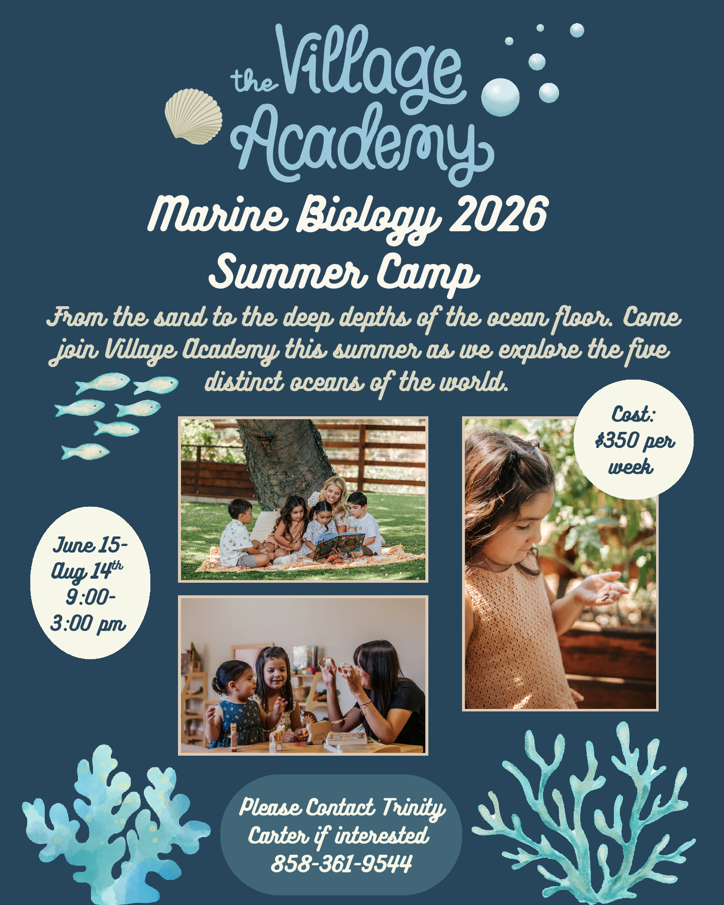 Village Academy Summer Camp Flyer